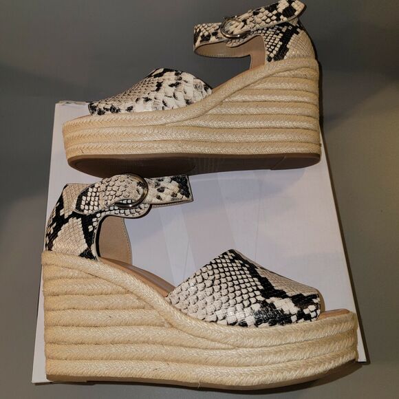 Nine West Adell 3 Women's Size 10M Snake Espadrille Sandals New with Box!!! - Picture 2 of 9